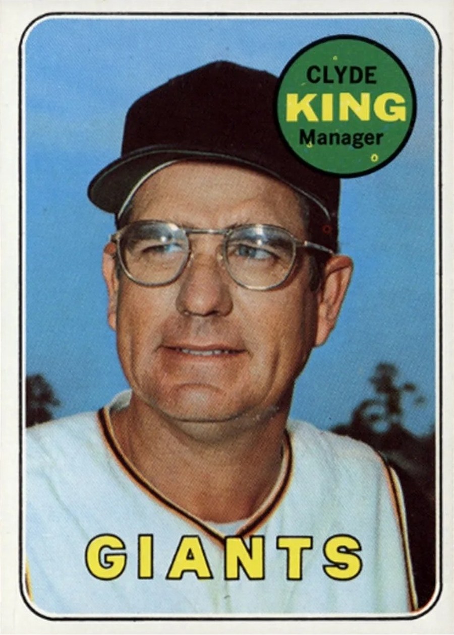 1969 Topps #274 Clyde King, San Francisco Giants