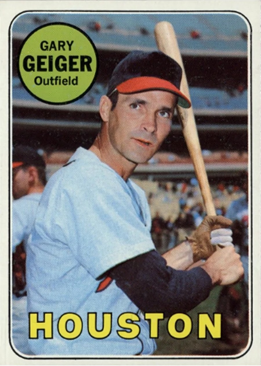 1969 Topps #278 Gary Geiger, Houston Astros