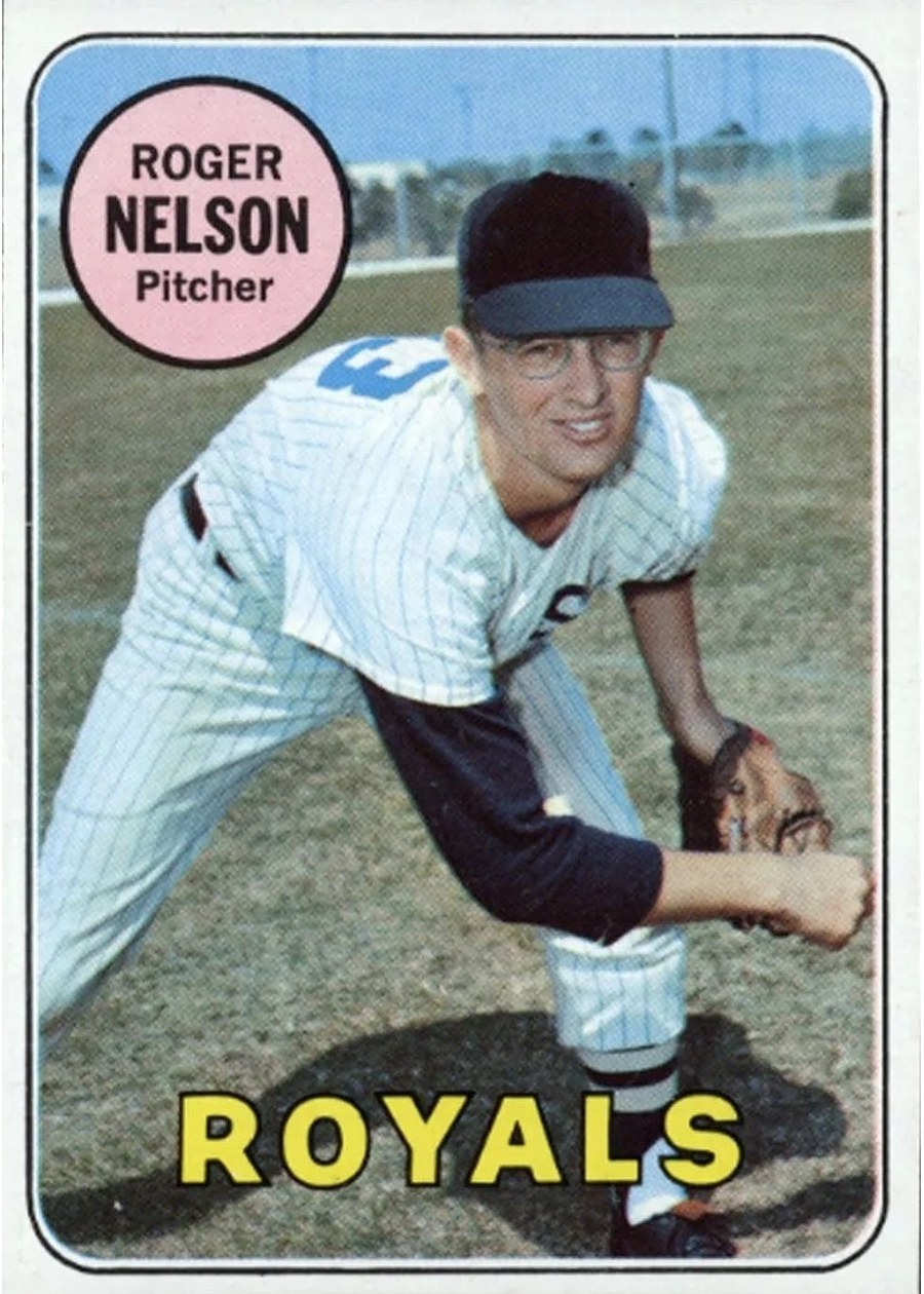 1969 Topps #279 Roger Nelson, Kansas City Royals