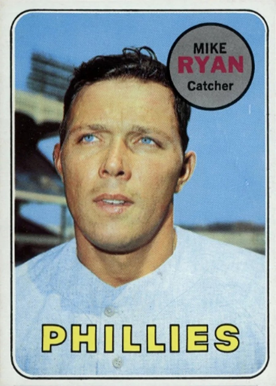 1969 Topps #28 Mike Ryan, Philadelphia Phillies