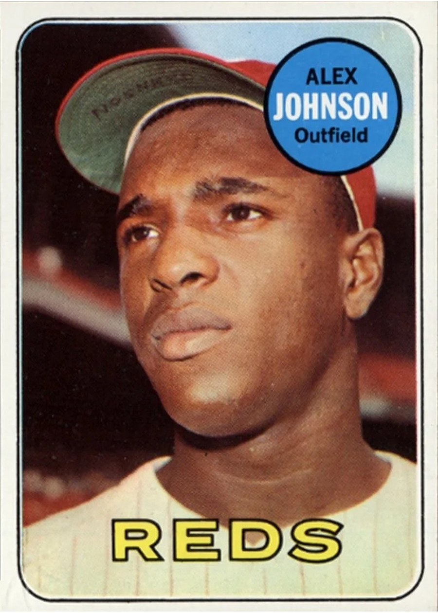 1969 Topps #280 Alex Johnson, Cincinnati Reds