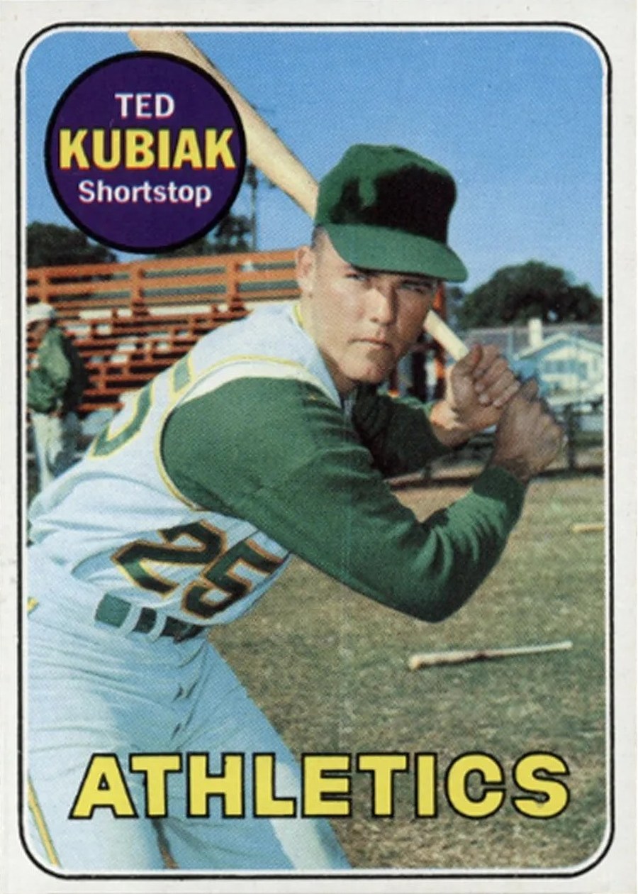 1969 Topps #281 Ted Kubiak, Oakland Athletics