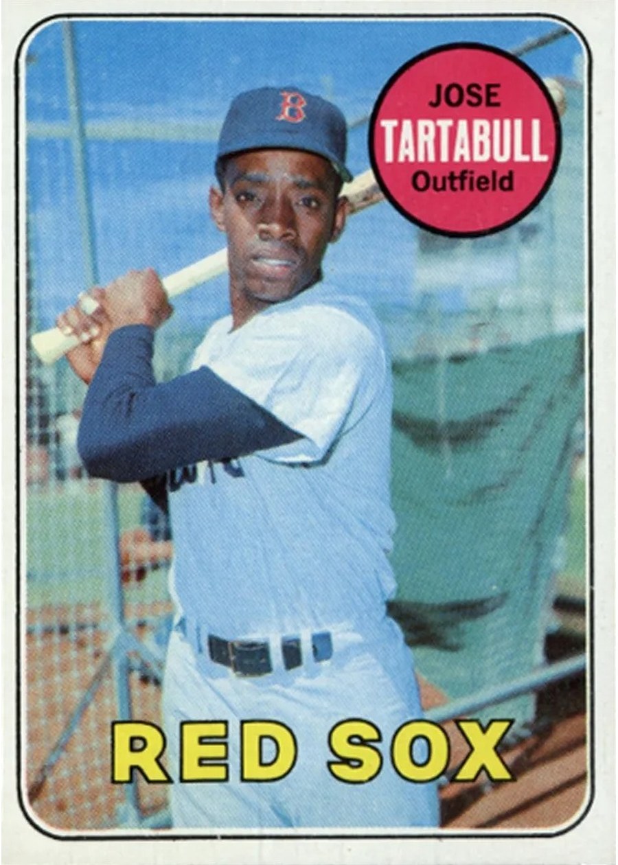 1969 Topps #287 Jose Tartabull, Boston Red Sox
