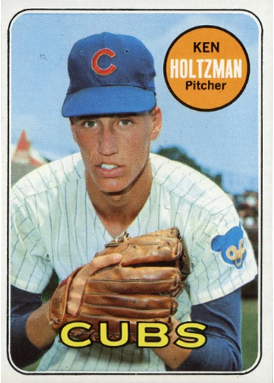 1969 Topps #288 Ken Holtzman, Chicago Cubs