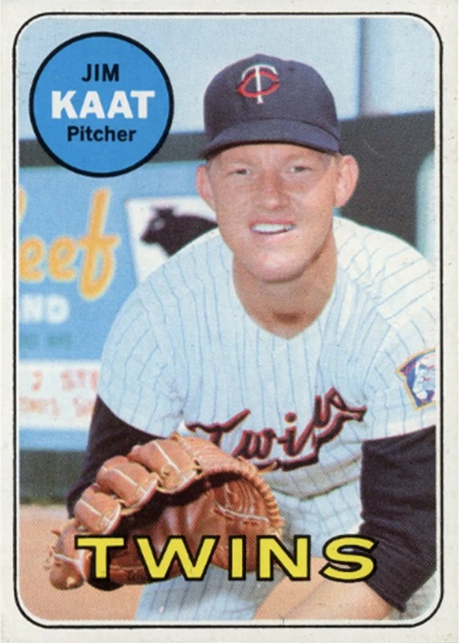 1969 Topps #290 Jim Kaat, Minnesota Twins