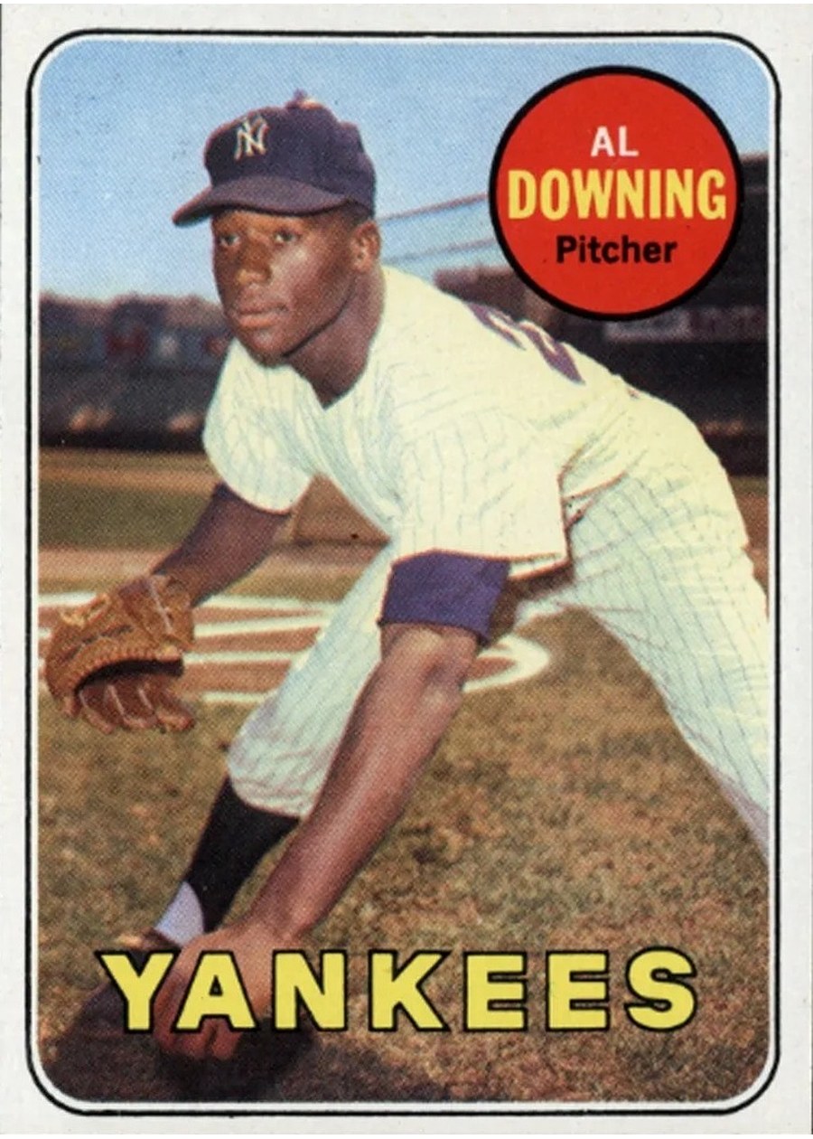 1969 Topps #292 Al Downing, New York Yankees