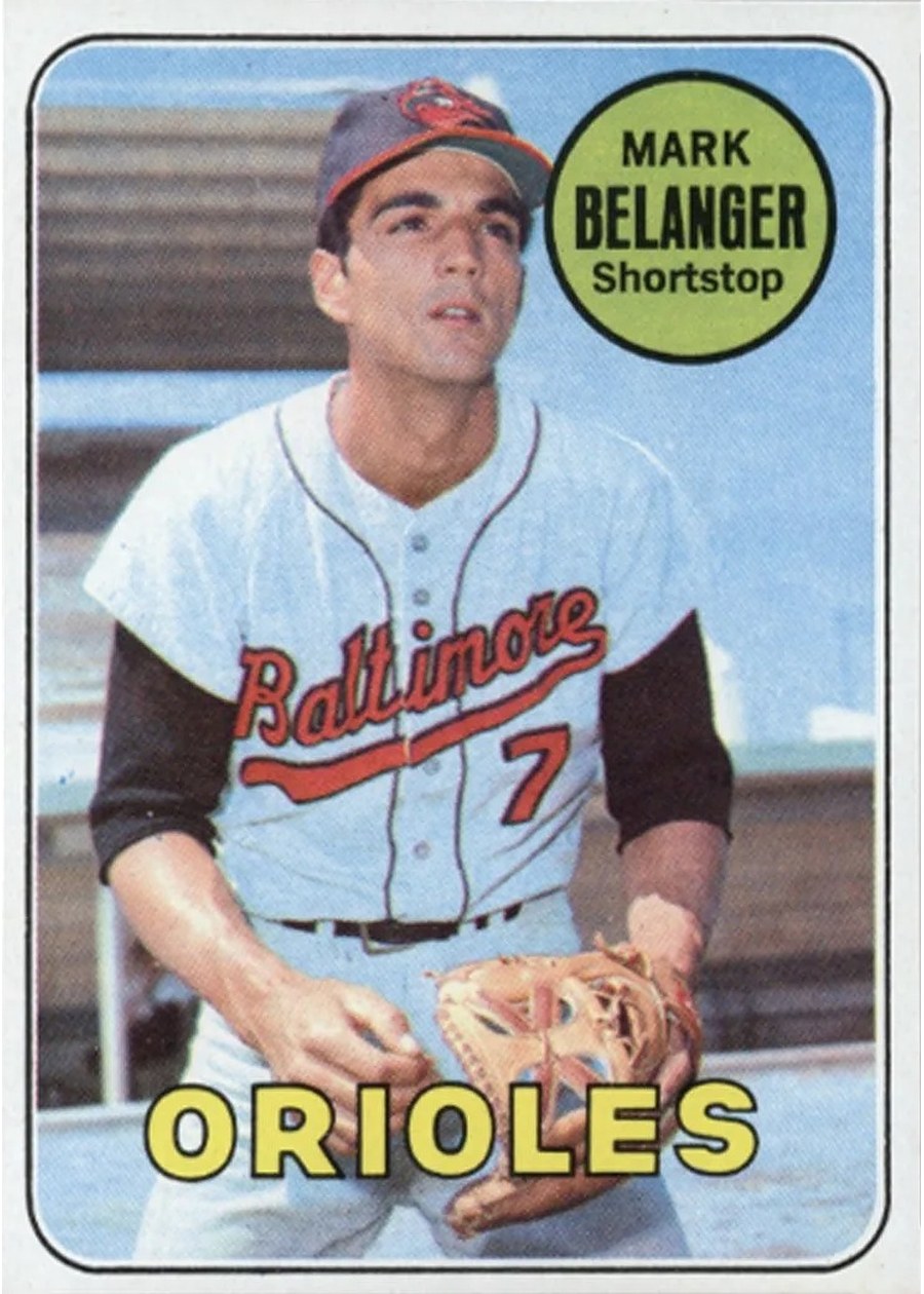 1969 Topps #299 Mark Belanger, Baltimore Orioles