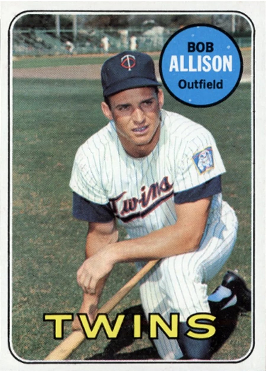 1969 Topps #30 Bob Allison, Minnesota Twins