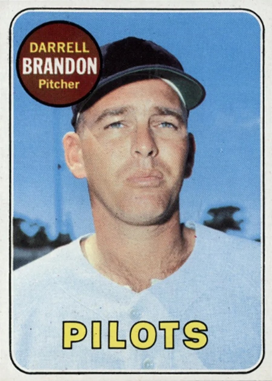 1969 Topps #301 Darrell Brandon, Seattle Pilots