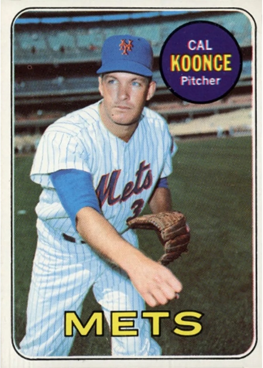 1969 Topps #303 Cal Koonce, New York Mets