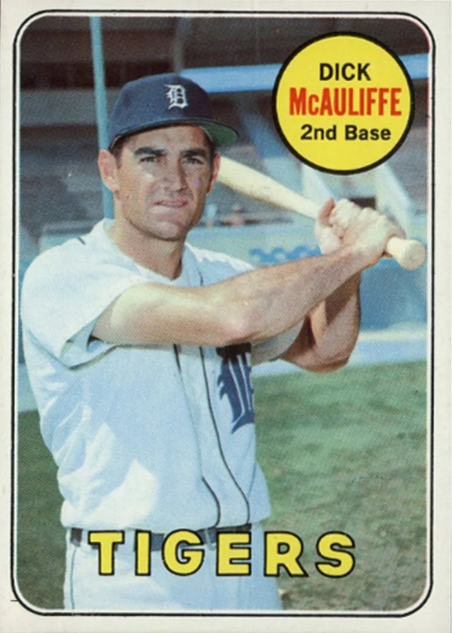 1969 Topps #305 Dick McAuliffe, Detroit Tigers