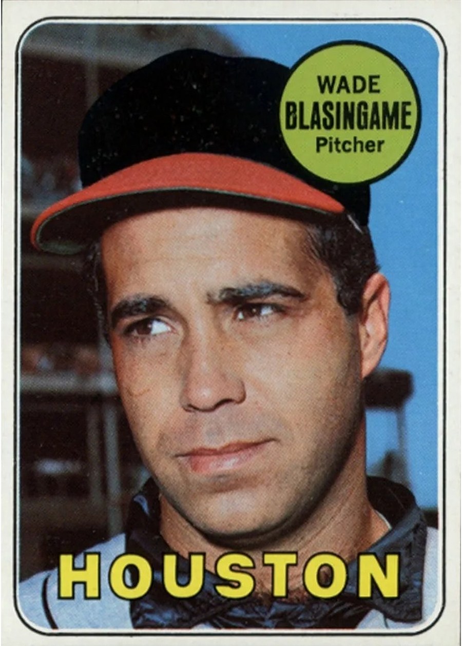 1969 Topps #308 Wade Blasingame, Houston Astros