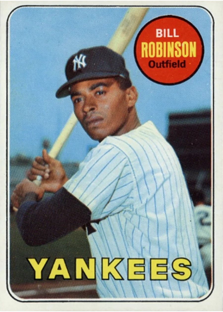 1969 Topps #313 Bill Robinson, New York Yankees