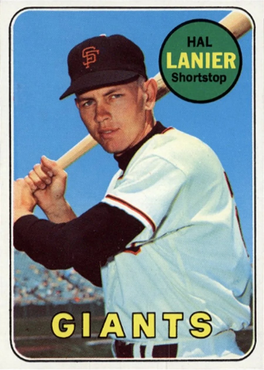 1969 Topps #316 Hal Lanier, San Francisco Giants