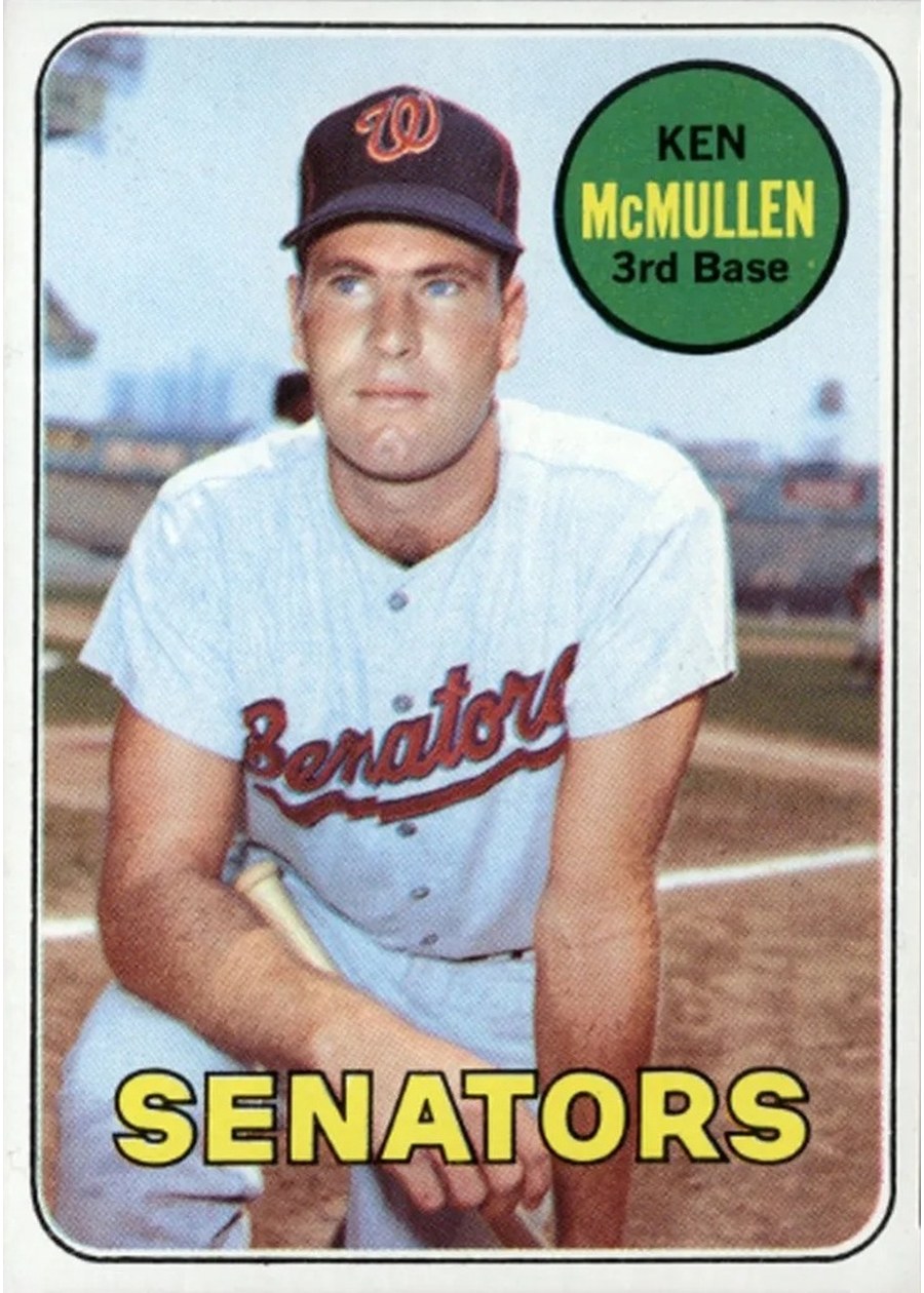 1969 Topps #319 Ken McMullen, Washington Senators