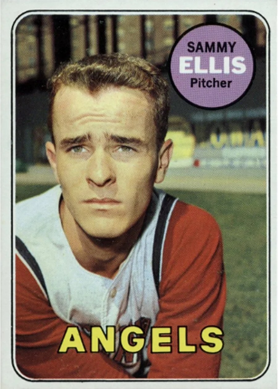1969 Topps #32 Sammy Ellis, California Angels