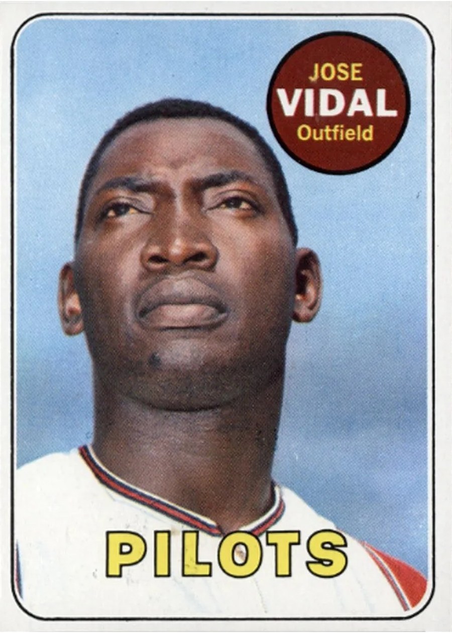1969 Topps #322 Jose Vidal, Seattle Pilots