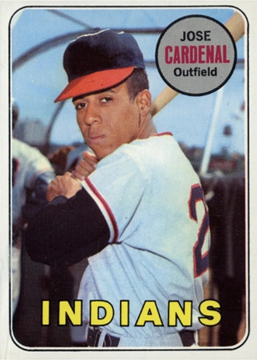 1969 Topps #325 Jose Cardenal, Cleveland Indians