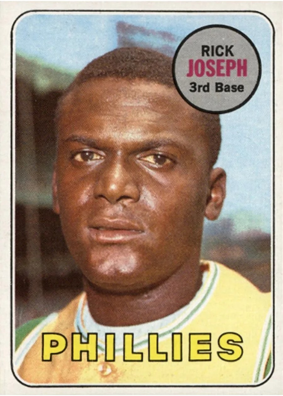 1969 Topps #329 Rick Joseph, Philadelphia Phillies