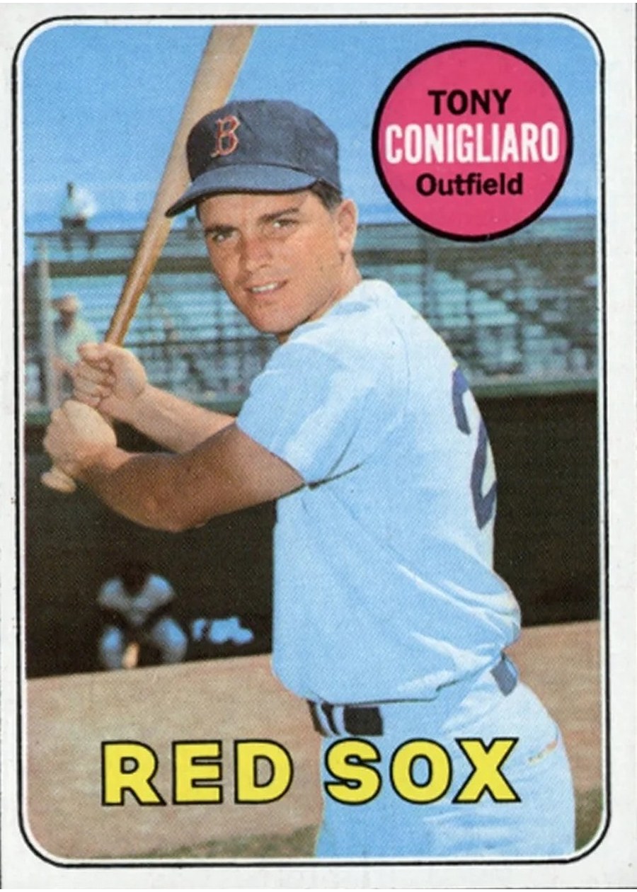 1969 Topps #330 Tony Conigliaro, Boston Red Sox