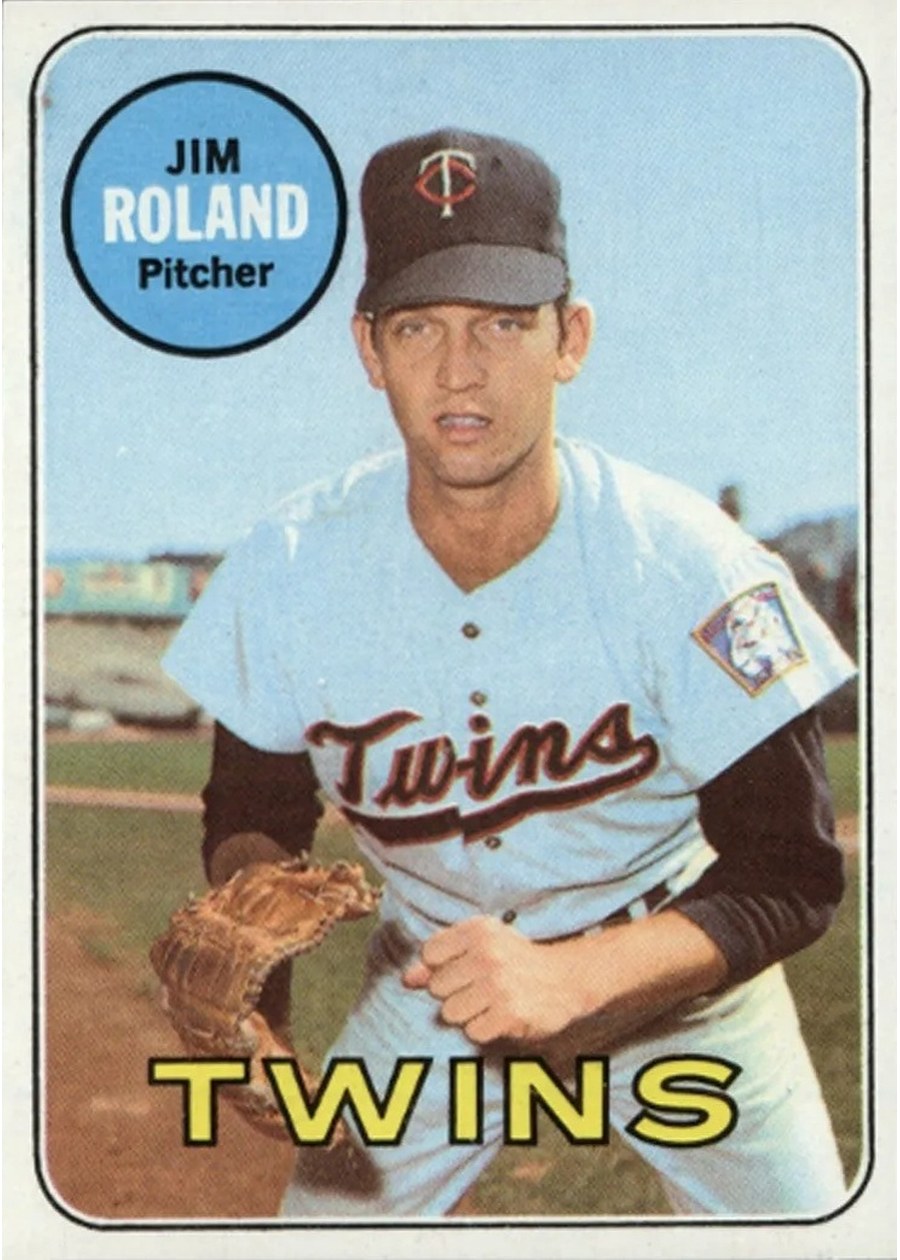 1969 Topps #336 Jim Roland, Minnesota Twins