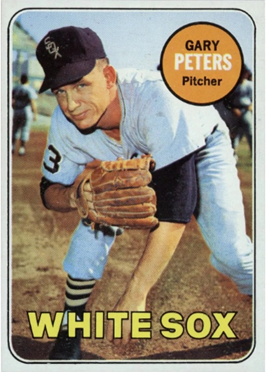 1969 Topps #34 Gary Peters, Chicago White Sox