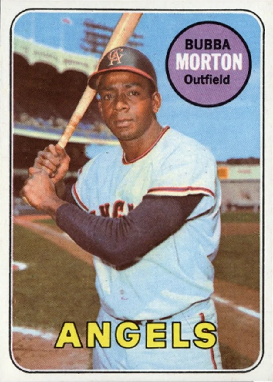 1969 Topps #342 Bubba Morton, California Angels