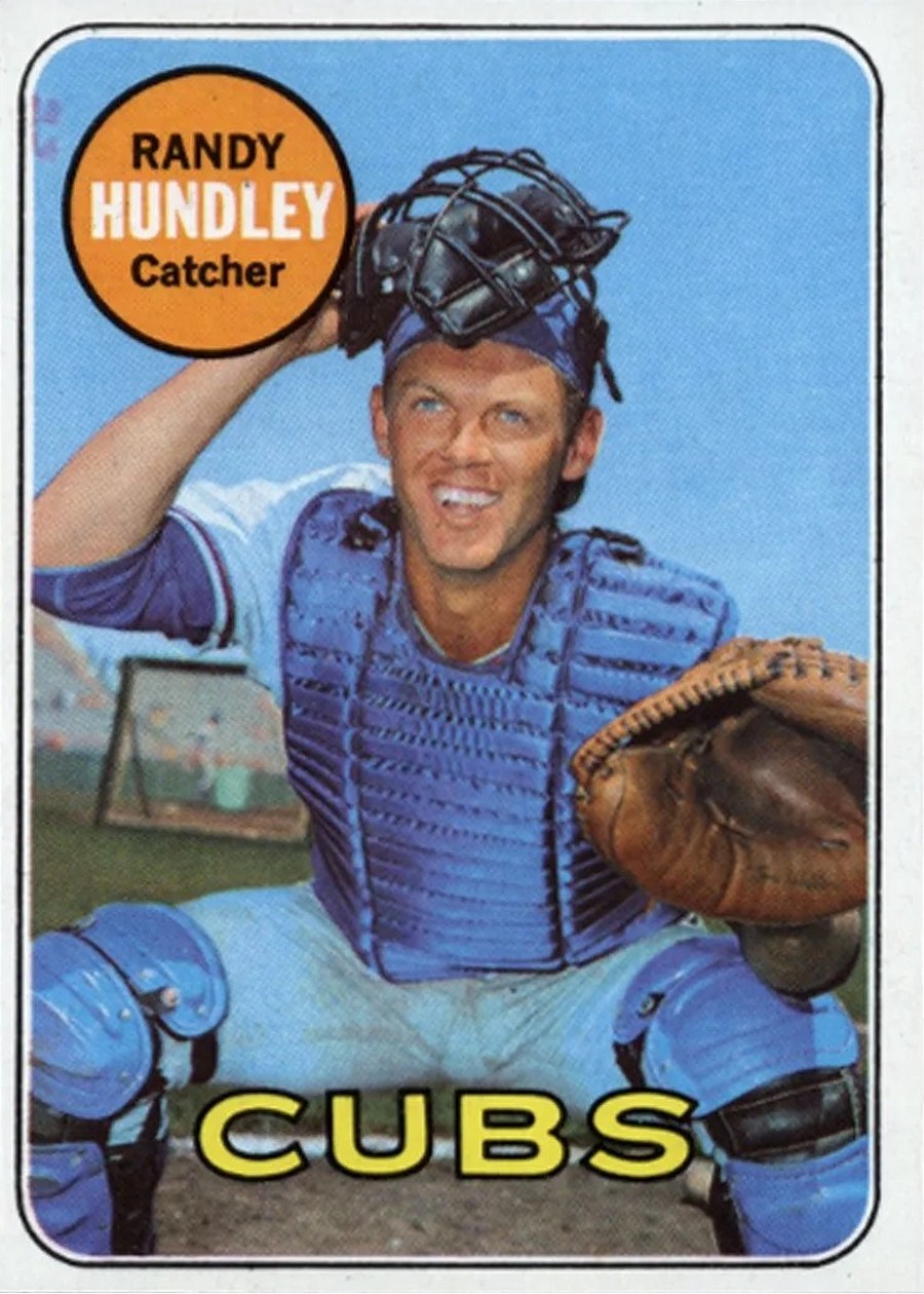 1969 Topps #347 Randy Hundley, Chicago Cubs