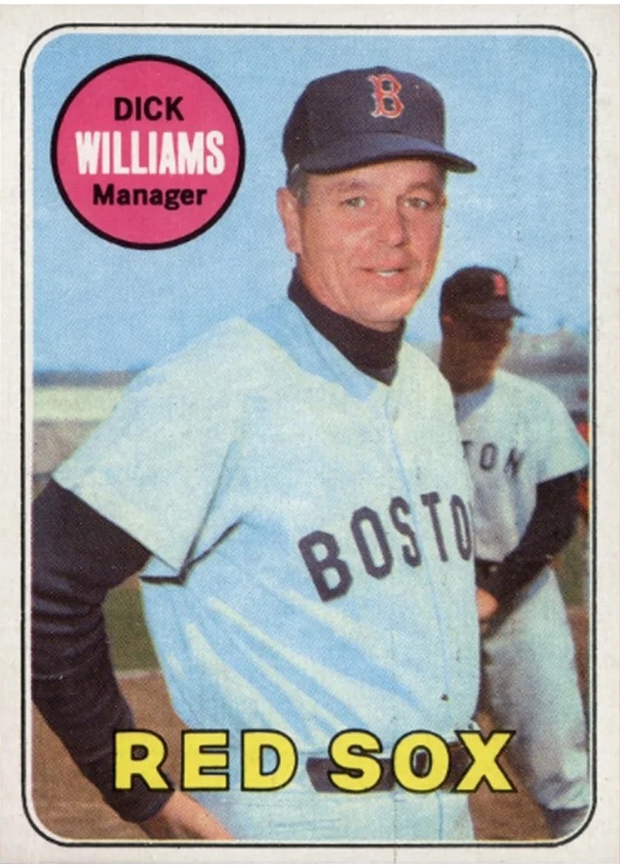 1969 Topps #349 Dick Williams, Boston Red Sox