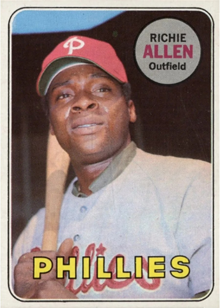 1969 Topps #350 Richie Allen, Philadelphia Phillies
