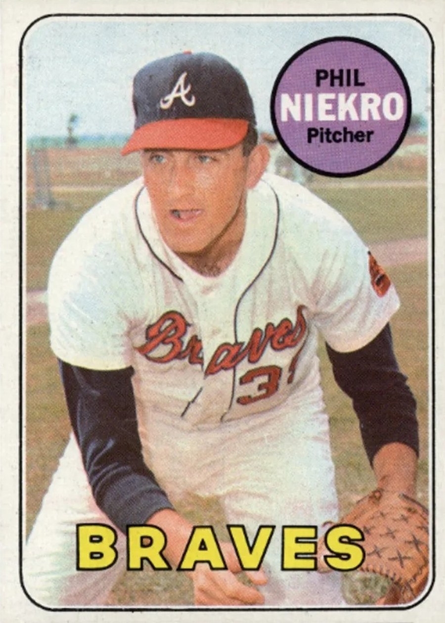 1969 Topps #355 Phil Niekro, Atlanta Braves