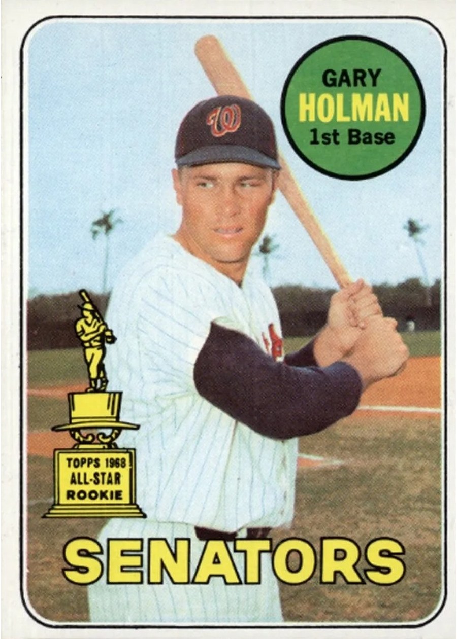 1969 Topps #361 Gary Holman, Washington Senators
