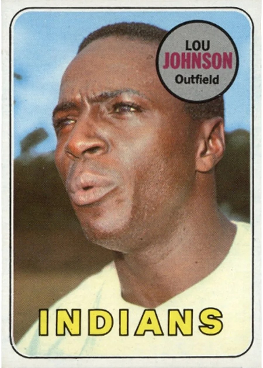1969 Topps #367 Lou Johnson, Cleveland Indians