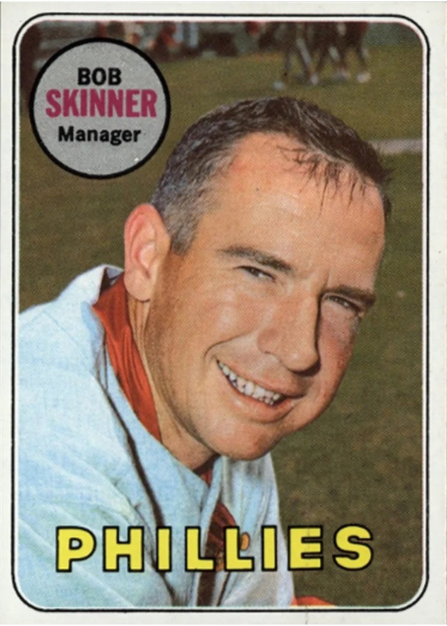 1969 Topps #369 Bob Skinner, Philadelphia Phillies