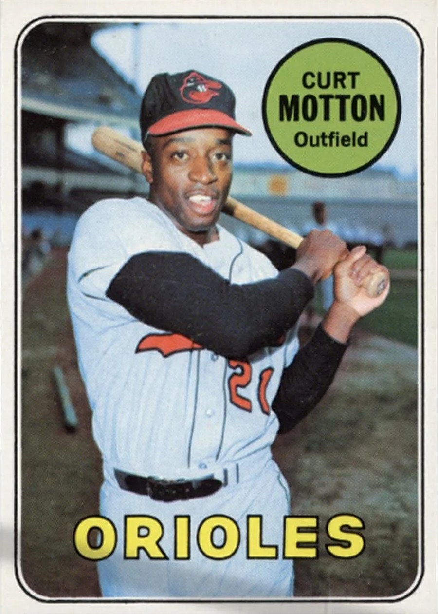 1969 Topps #37 Curt Motton, Baltimore Orioles