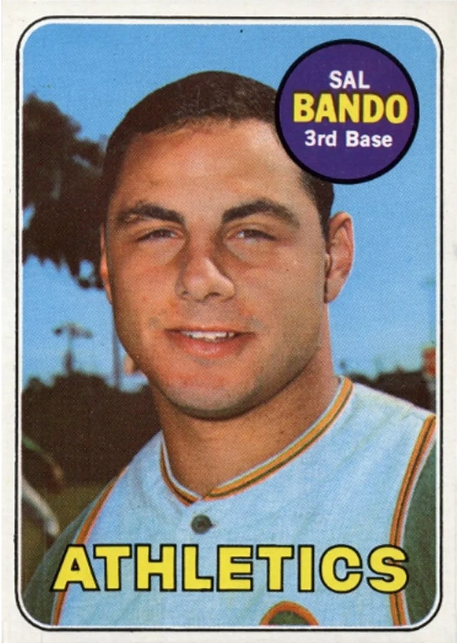 1969 Topps #371 Sal Bando, Oakland Athletics