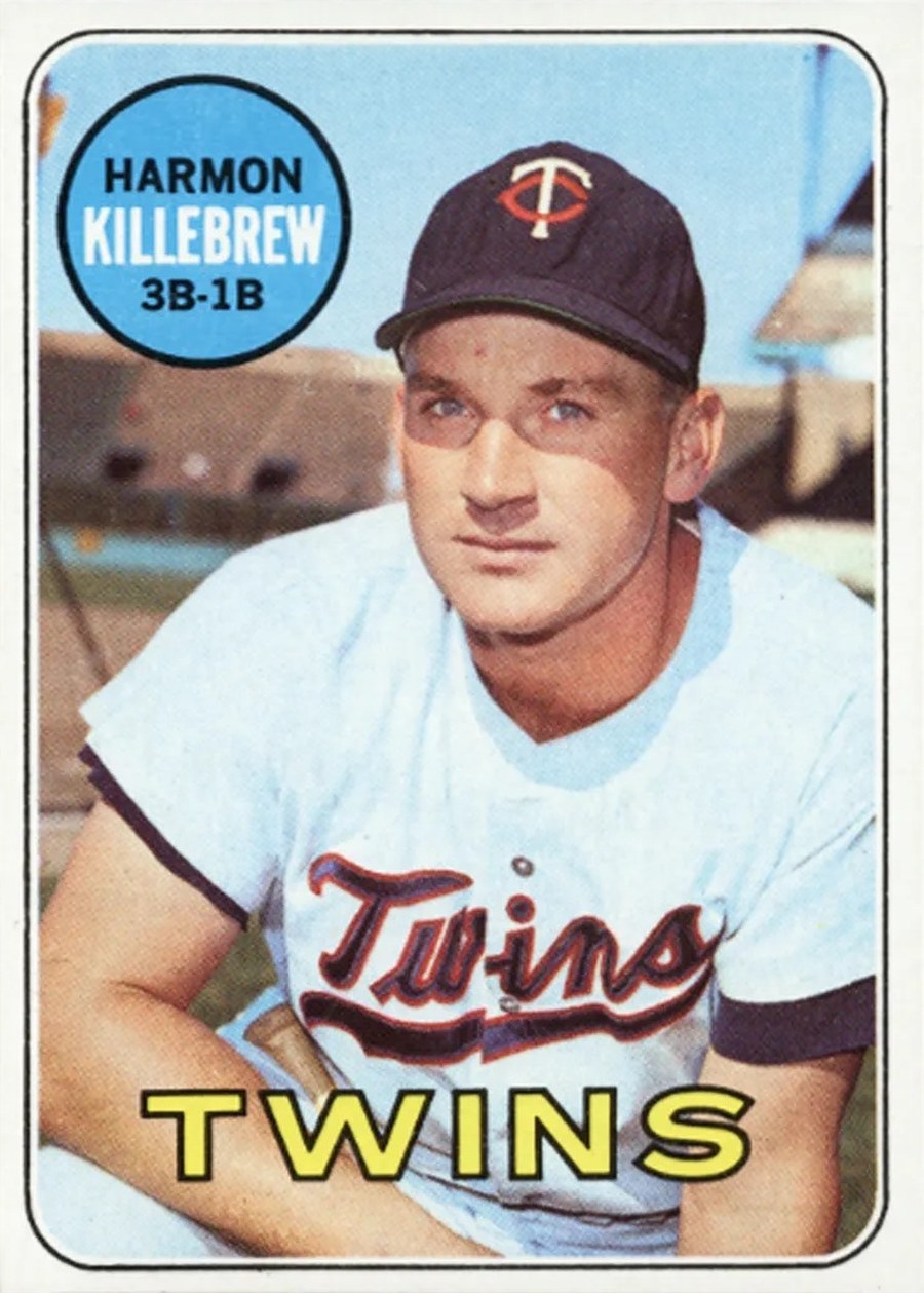 1969 Topps #375 Harmon Killebrew, Minnesota Twins