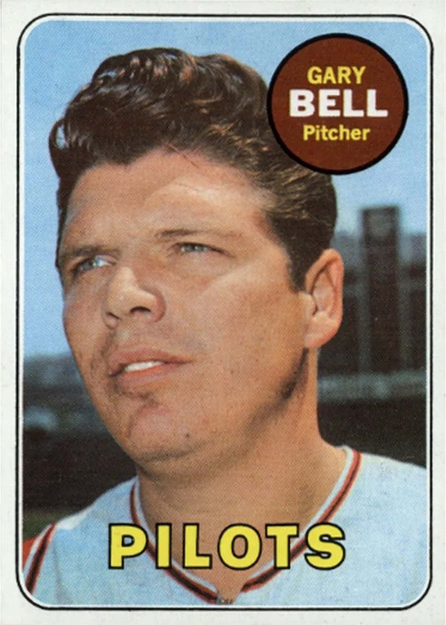 1969 Topps #377 Gary Bell, Seattle Pilots