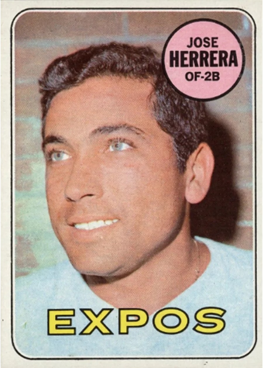 1969 Topps #378 Jose Herrera, Montreal Expos
