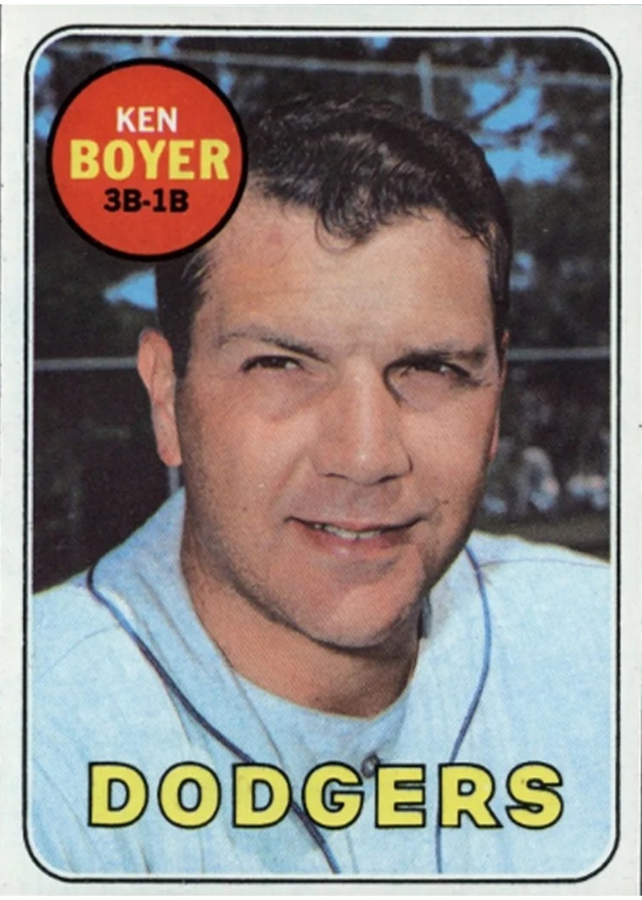 1969 Topps #379 Ken Boyer, Los Angeles Dodgers