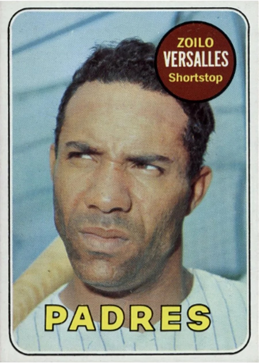 1969 Topps #38 Zoilo Versalles, San Diego Padres