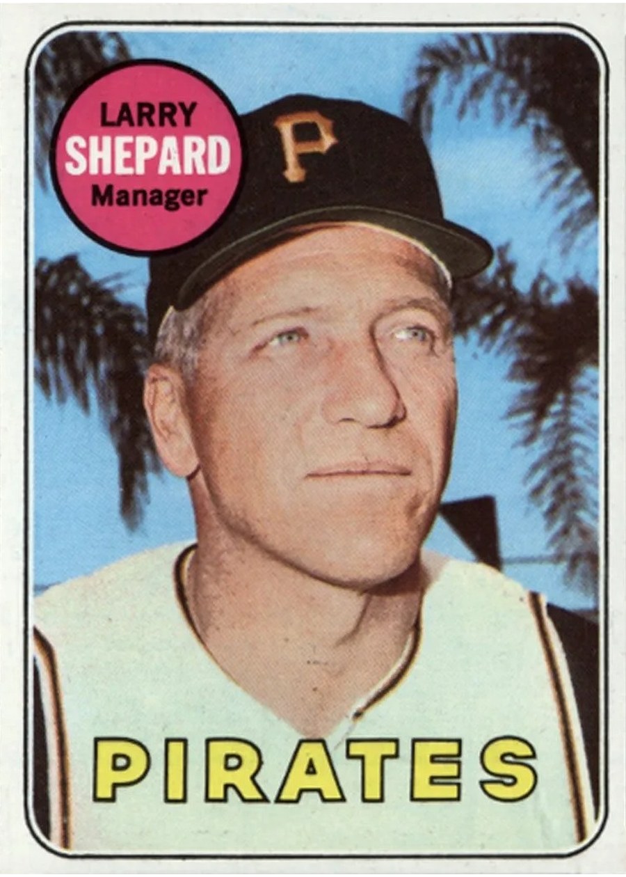 1969 Topps #384 Larry Shepard, Pittsburgh Pirates