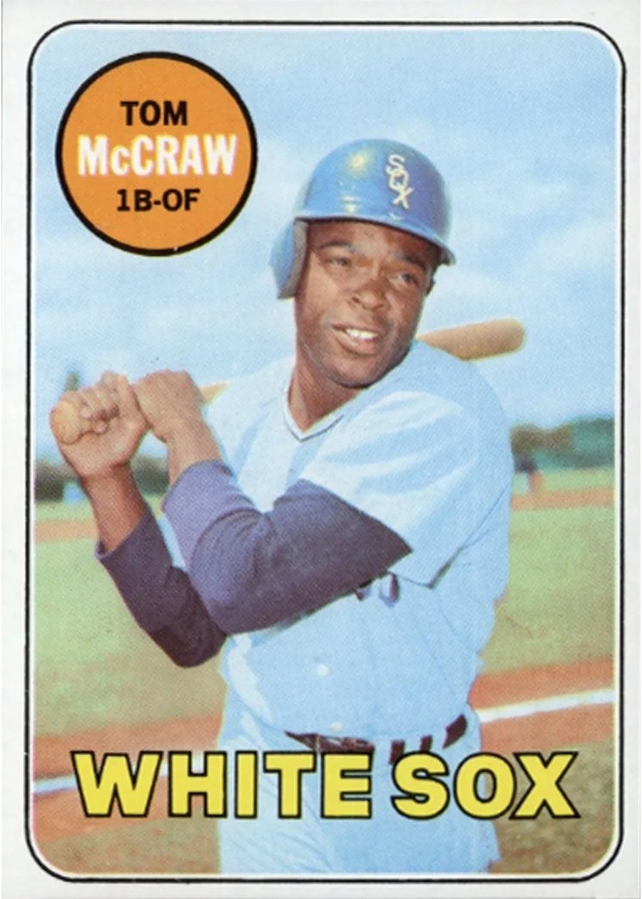 1969 Topps #388 Tom McCraw, Chicago White Sox