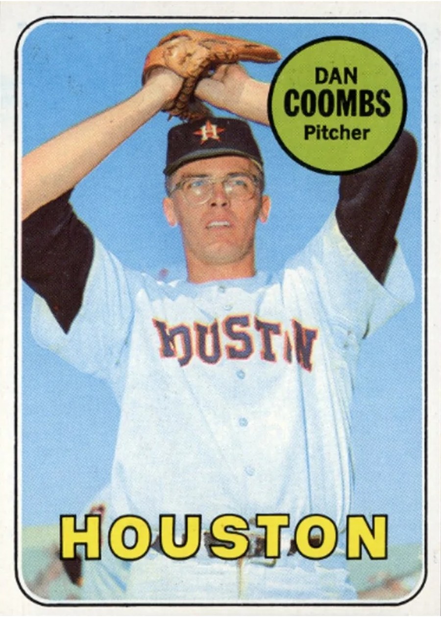 1969 Topps #389 Dan Coombs, Houston Astros