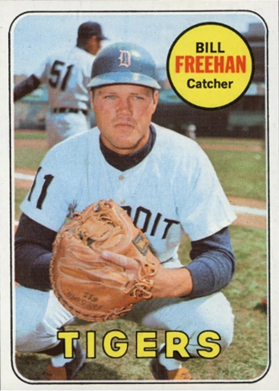 1969 Topps #390 Bill Freehan, Detroit Tigers