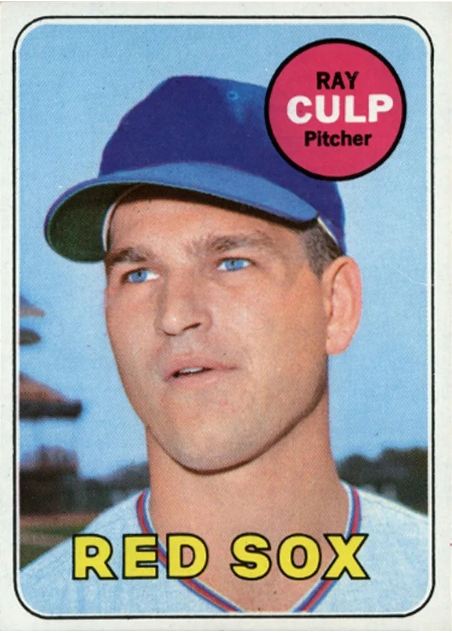 1969 Topps #391 Ray Culp, Boston Red Sox