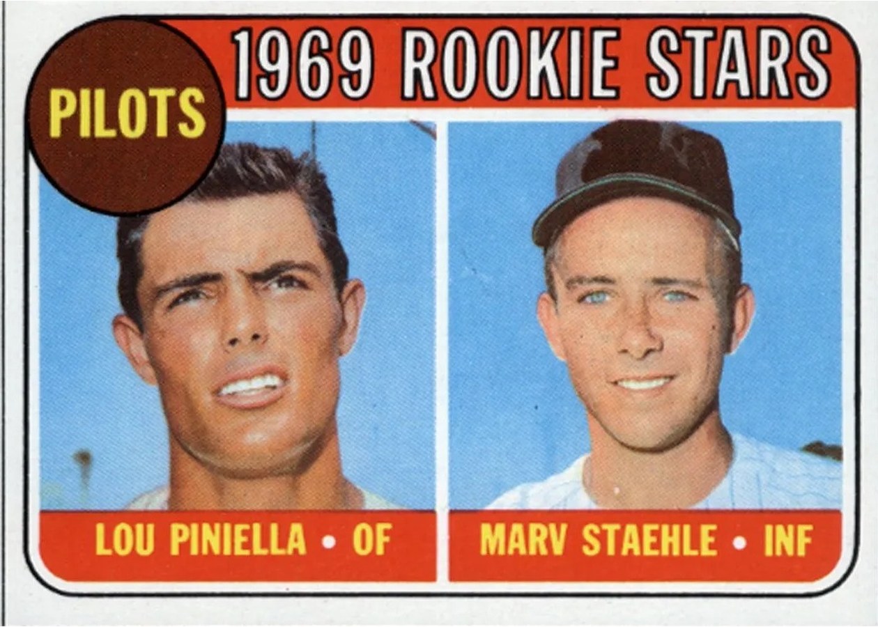 1969 Topps #394 Pilots 1969 Rookie Stars, Seattle Pilots