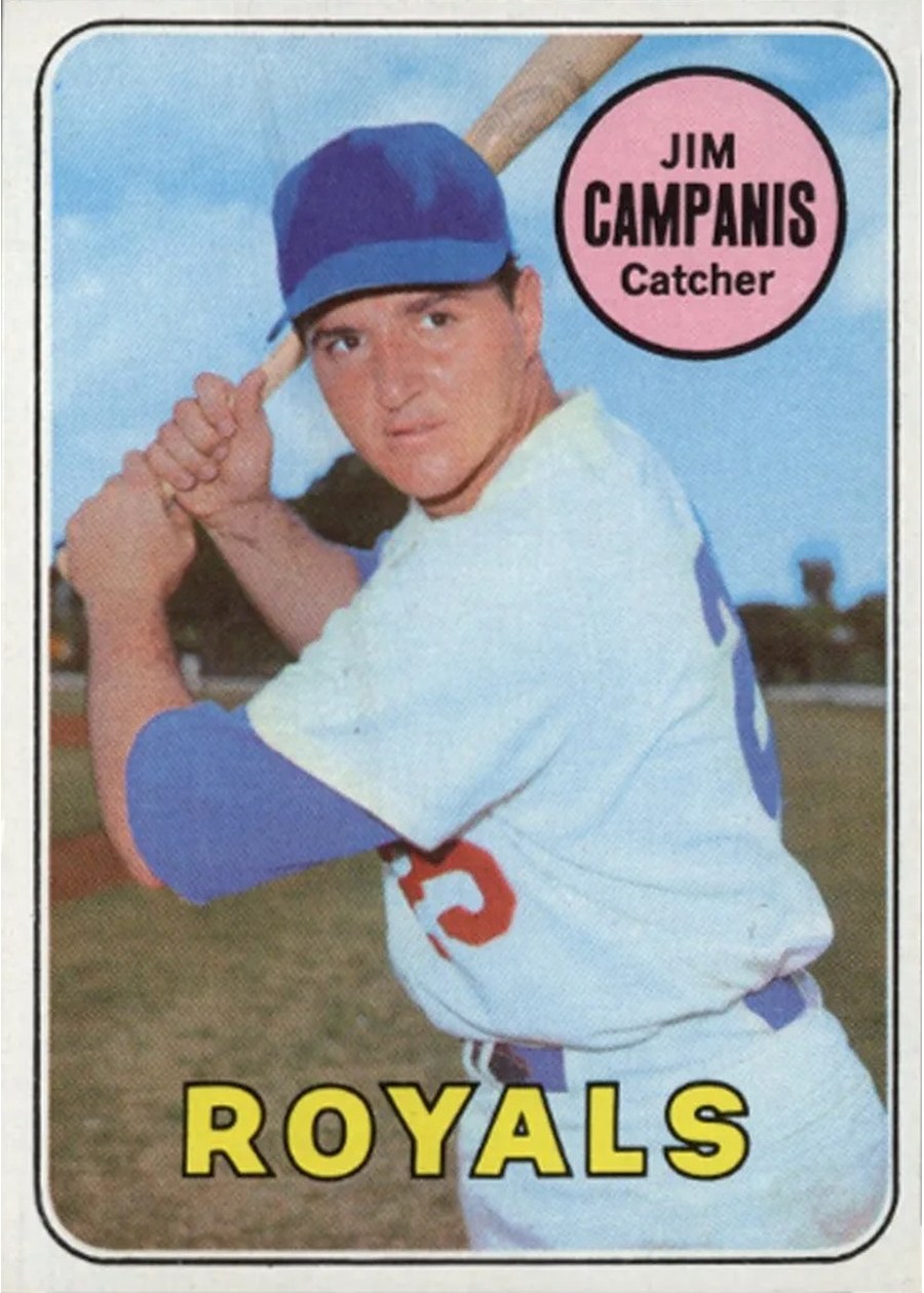 1969 Topps #396 Jim Campanis, Kansas City Royals