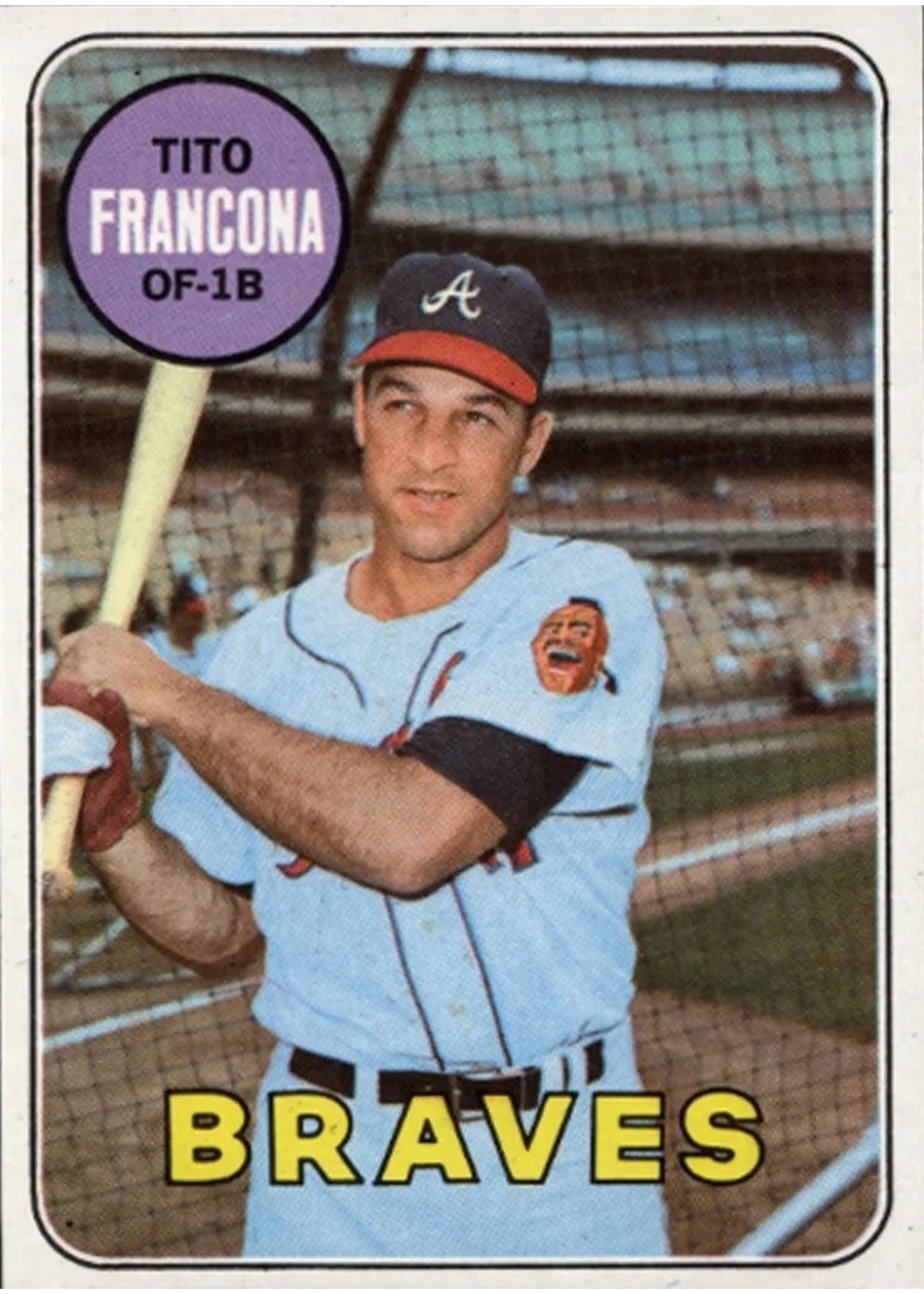 1969 Topps #398 Tito Francona, Atlanta Braves