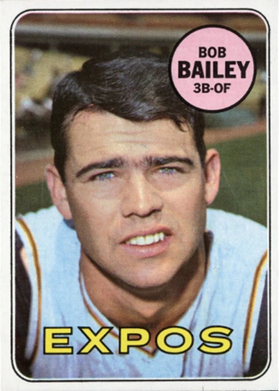 1969 Topps #399 Bob Bailey, Montreal Expos